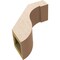 Ekena Millwork 5-inch W x 12-inch D x 12-inch H Del Monte Rough Cedar Woodgrain TimberThane Knee Brace, Primed BRCUR05X12X12DELRCPR - alternate 5